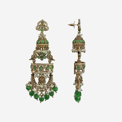 Saba Statement Beaded Danglers