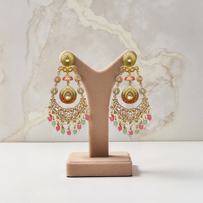 Mahima Statement Chandlier Earrings