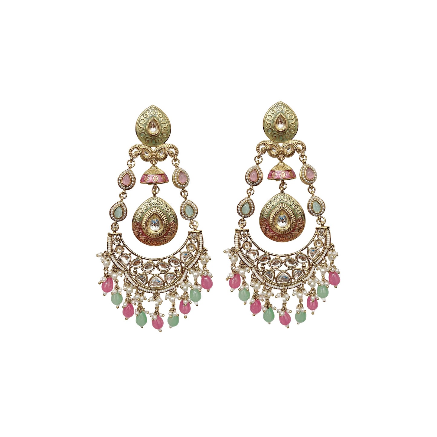 Mahima Statement Chandlier Earrings