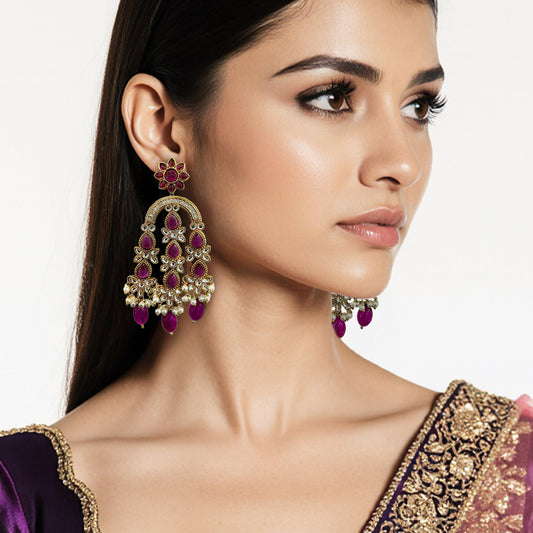 Nisa Dangler Earrings