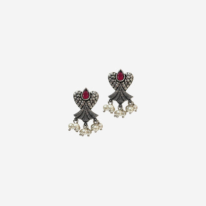 Dhara Oxidised Necklace Set