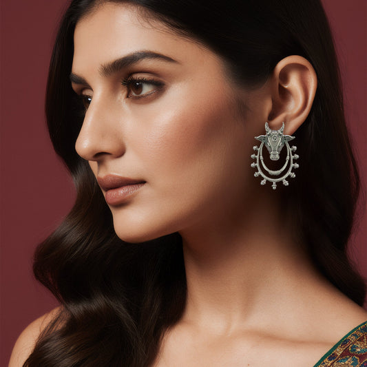 Gomika Oxidised Studs