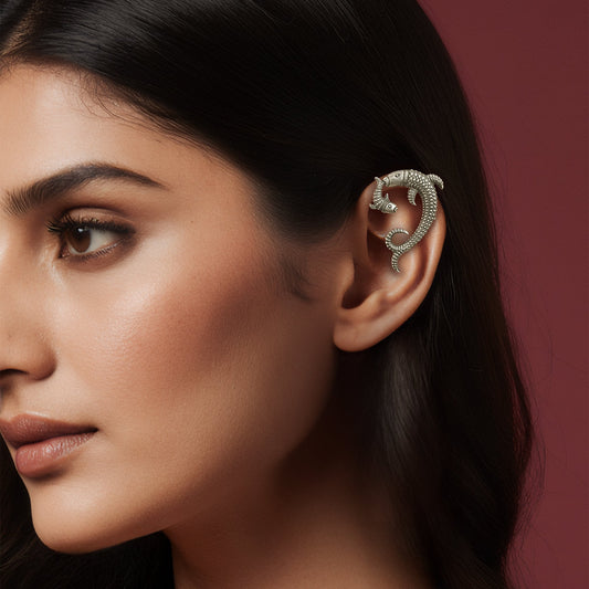 Meenakshi Oxidised Earcuff