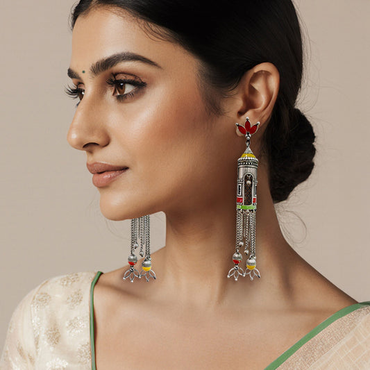 Aashiya Multi Aashiya Dangler Statement Earrings