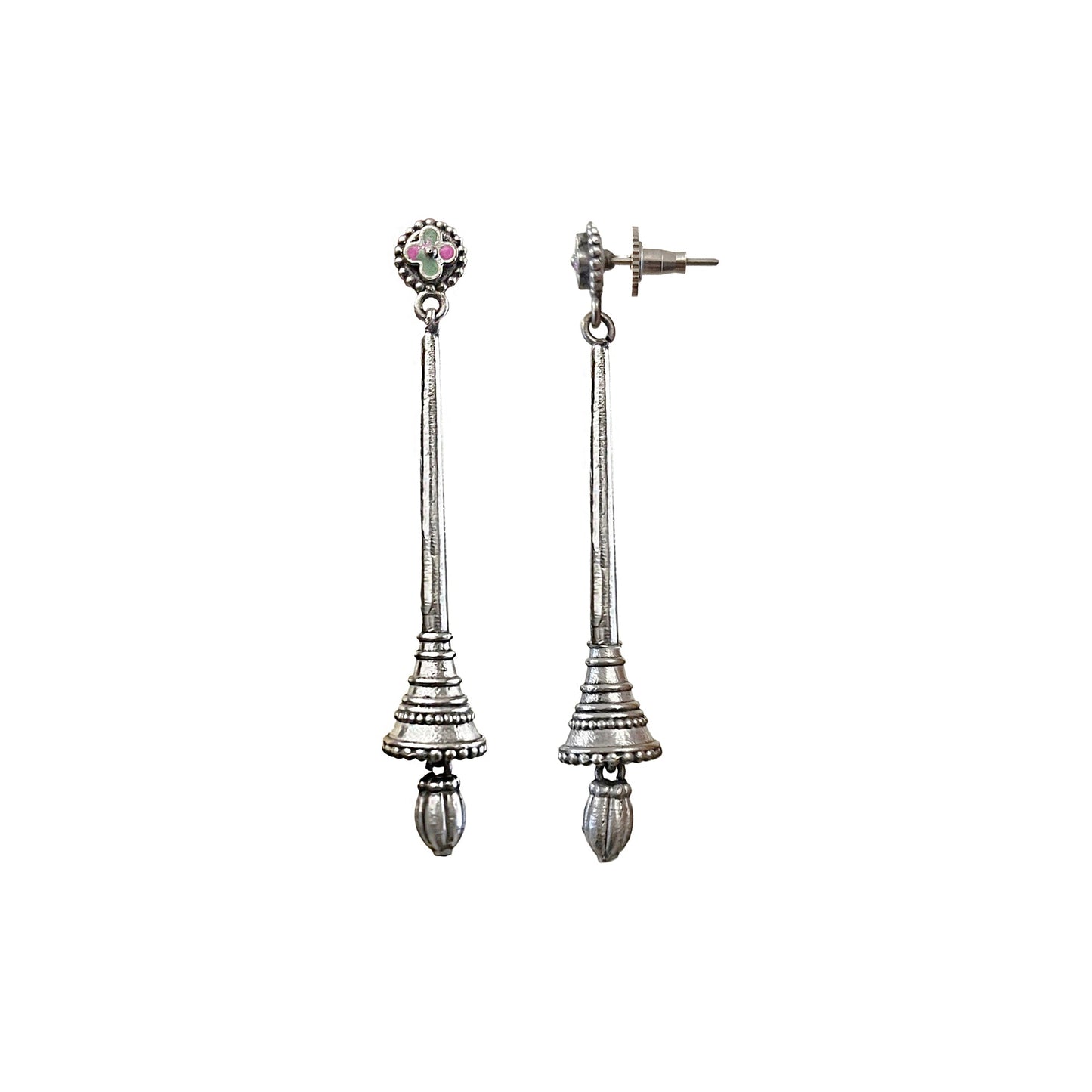Jaanvi Oxidised Dangler Earrings