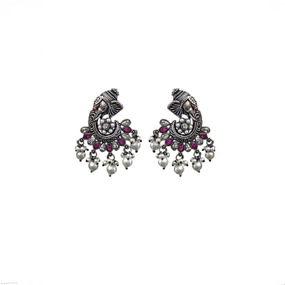Vinayaka Oxidised Studs