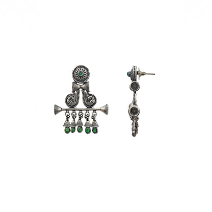 Naadya Oxidised Drop Earrings