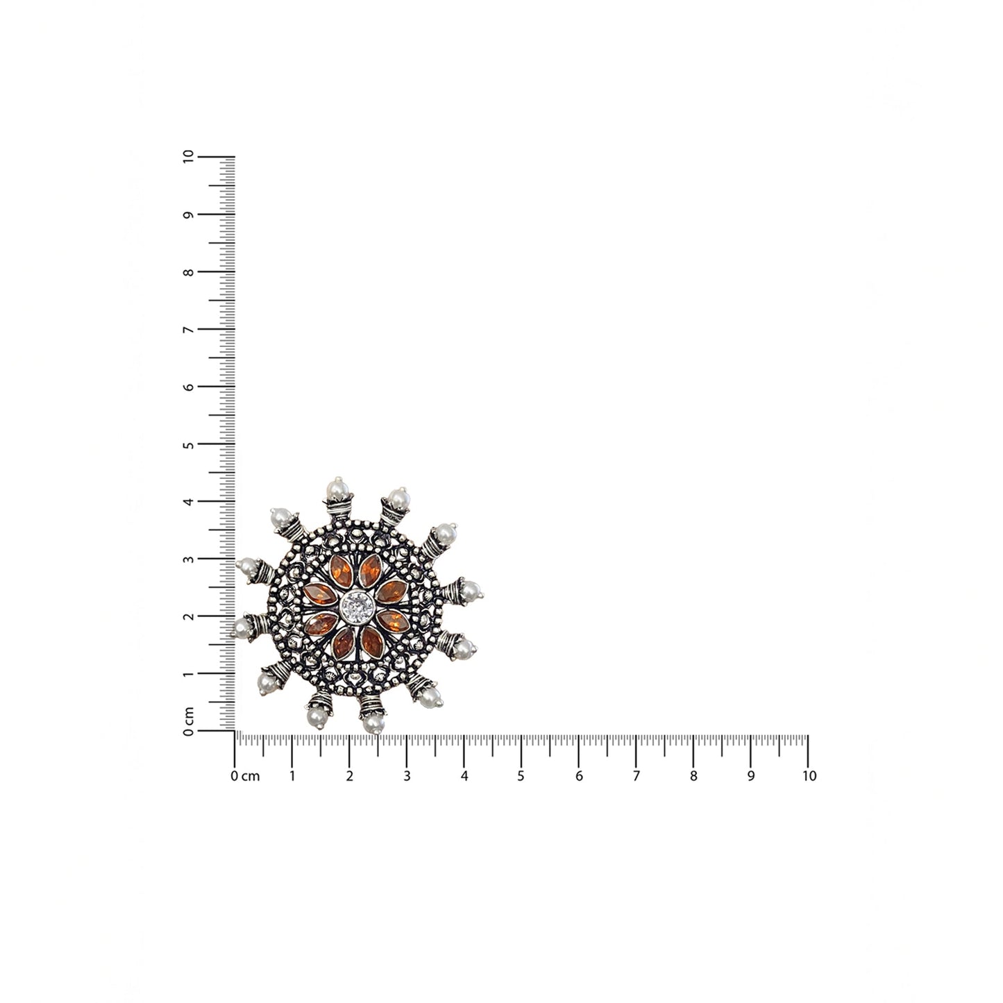 Jaya Oxidised Studs