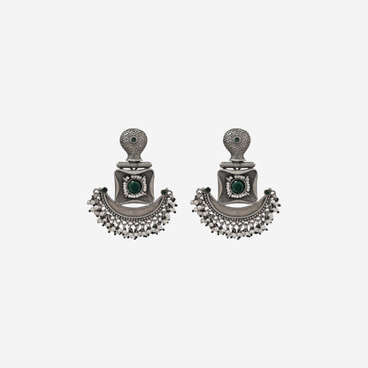 Ankita Oxidised Chandbali Earring
