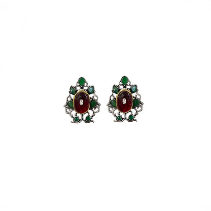 Pihu Oxidised Studs