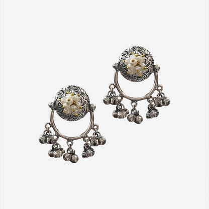 Rakhi Oxidised Drop Earrings