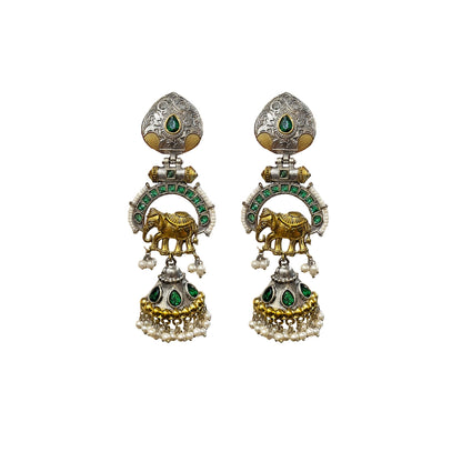 Anushree Two Tone dangler Earrings