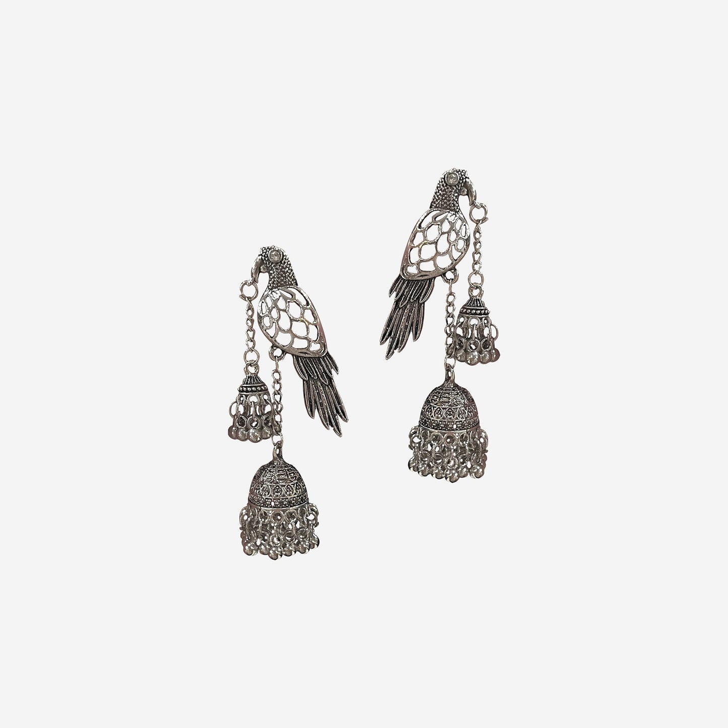 Pancchi Oxised Dangler Earrings