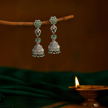 Bela Jhumki Dangler Earrings