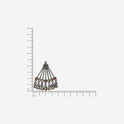 Diksha Studs Oxidized silver Earrings