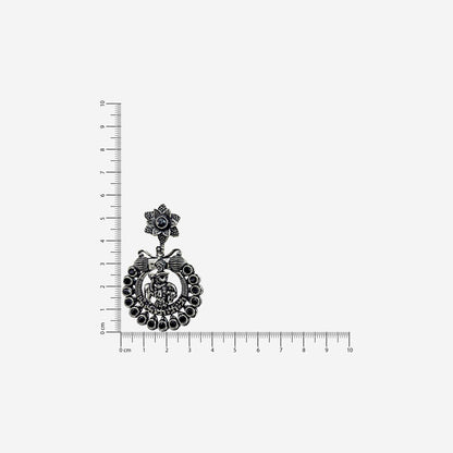 Shyama Drop Oxidized silver Earrings