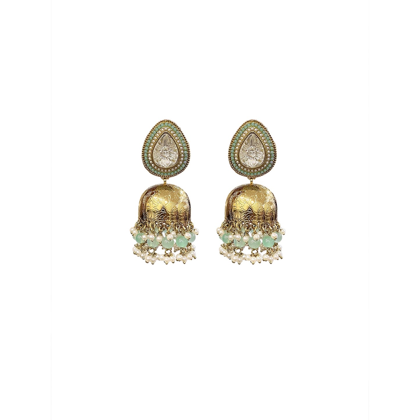 Kalakrith Milano Women Anaya Statement Jhumka Earrings