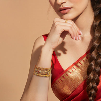 Kalakrith Milano Women Kaashi Bangles-Ruby