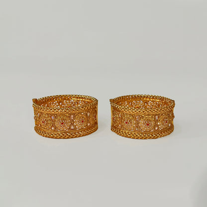 Kalakrith Milano Women Kaashi Bangles-Ruby