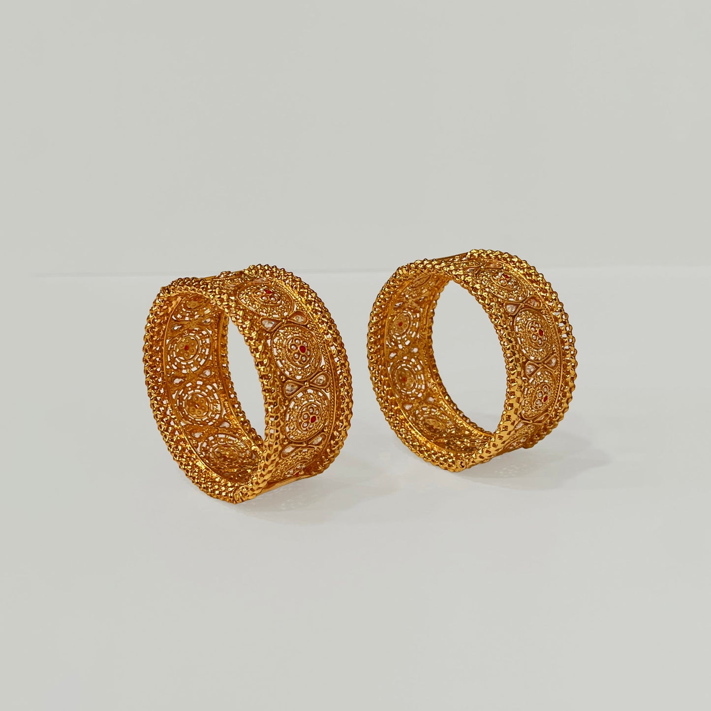 Kalakrith Milano Women Kaashi Bangles-Ruby