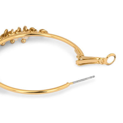 Green Beaded Meenakari Jumka Earring