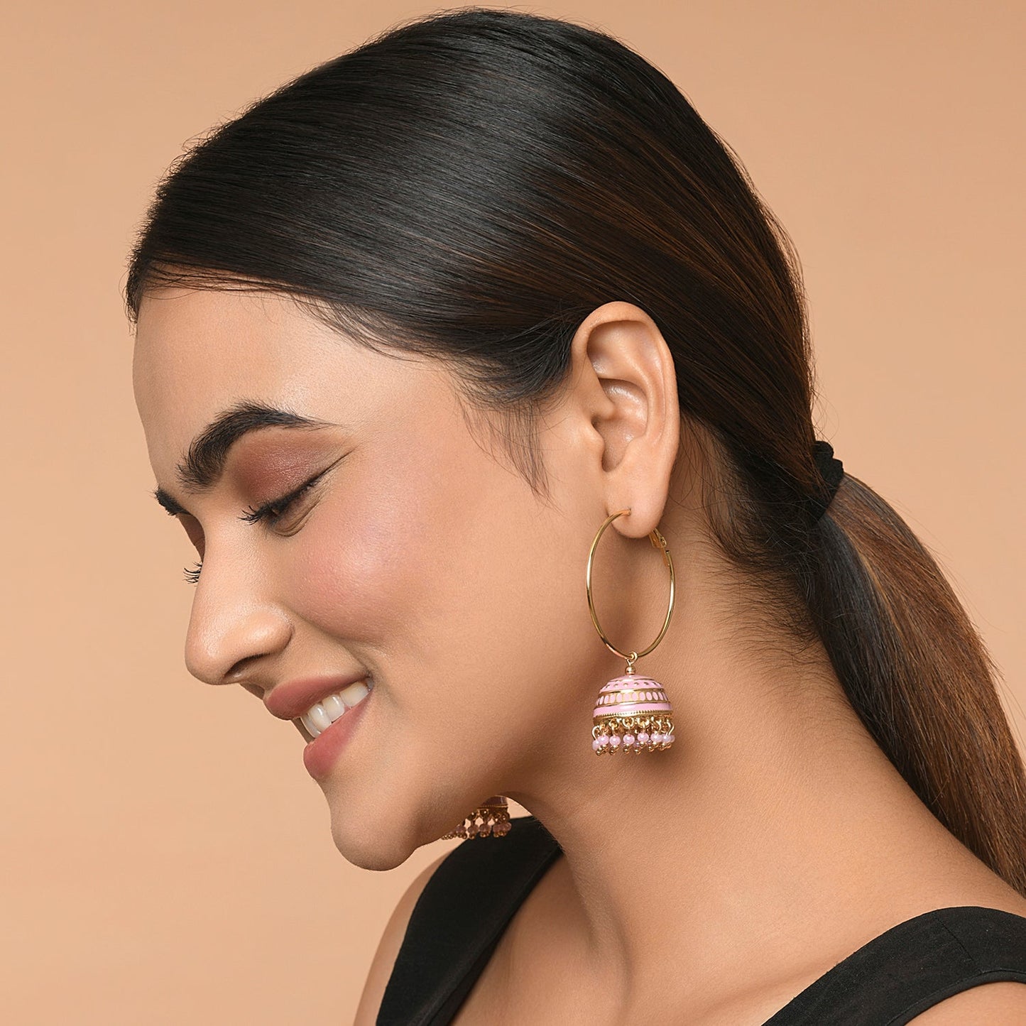 Pink Meenakari Enamel