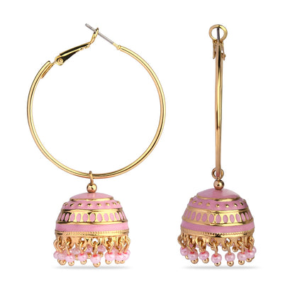 Pink Meenakari Enamel