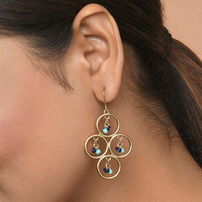 Gold Drop Earring