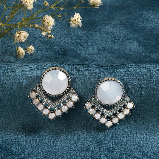 Crystal Tribal Stud Earring