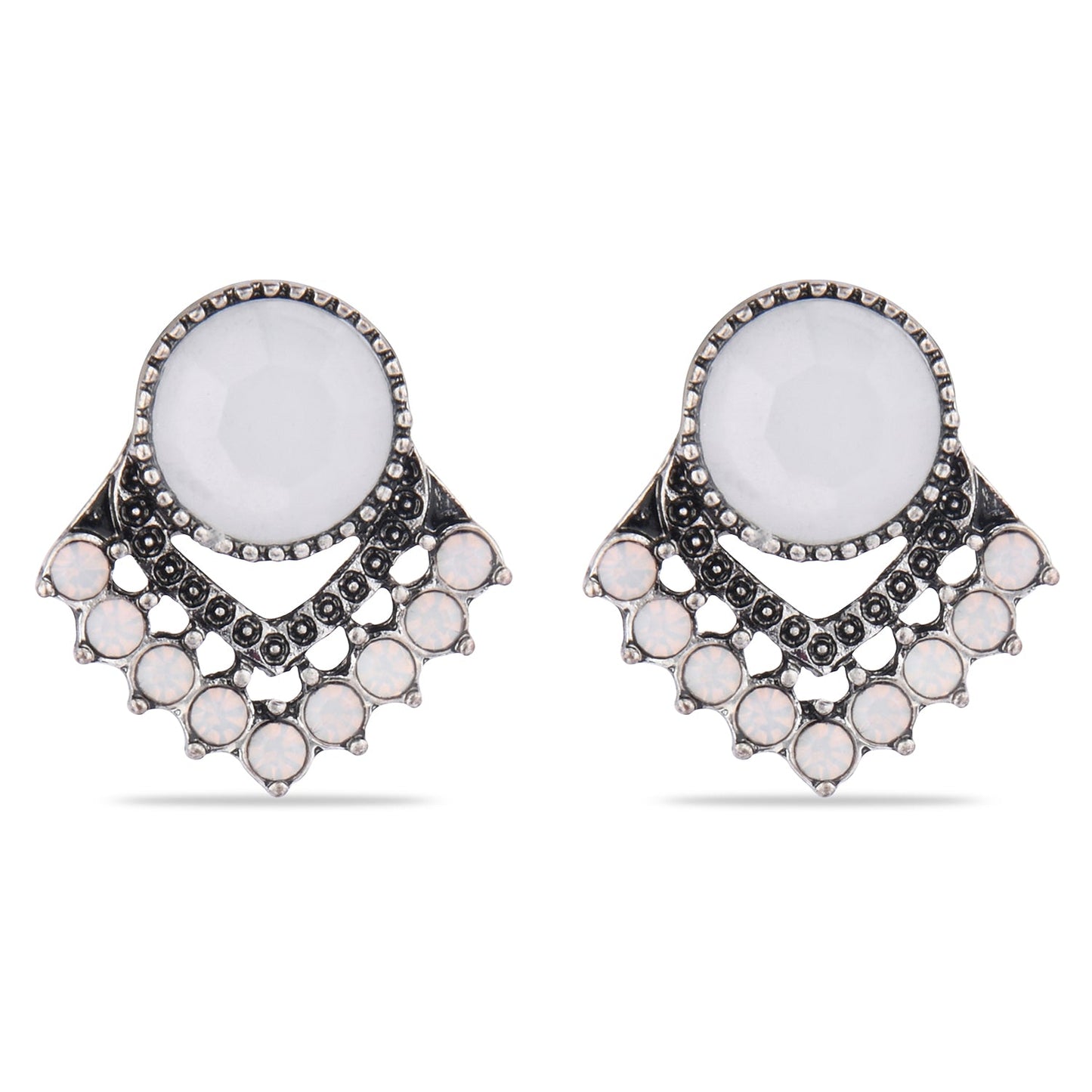 Crystal Tribal Stud Earring
