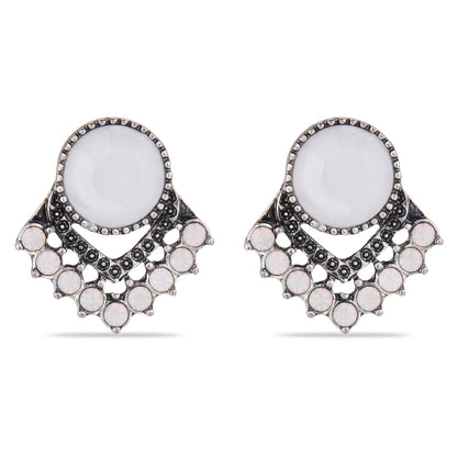 Crystal Tribal Stud Earring