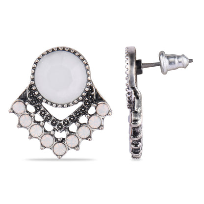 Crystal Tribal Stud Earring