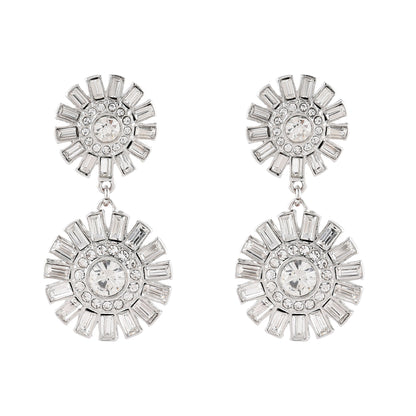 Silver Classic crystal Earrings