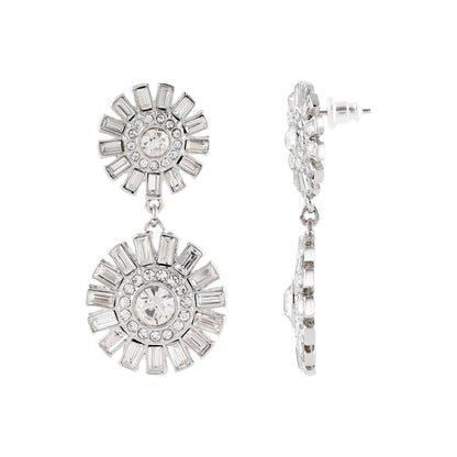 Silver Classic crystal Earrings