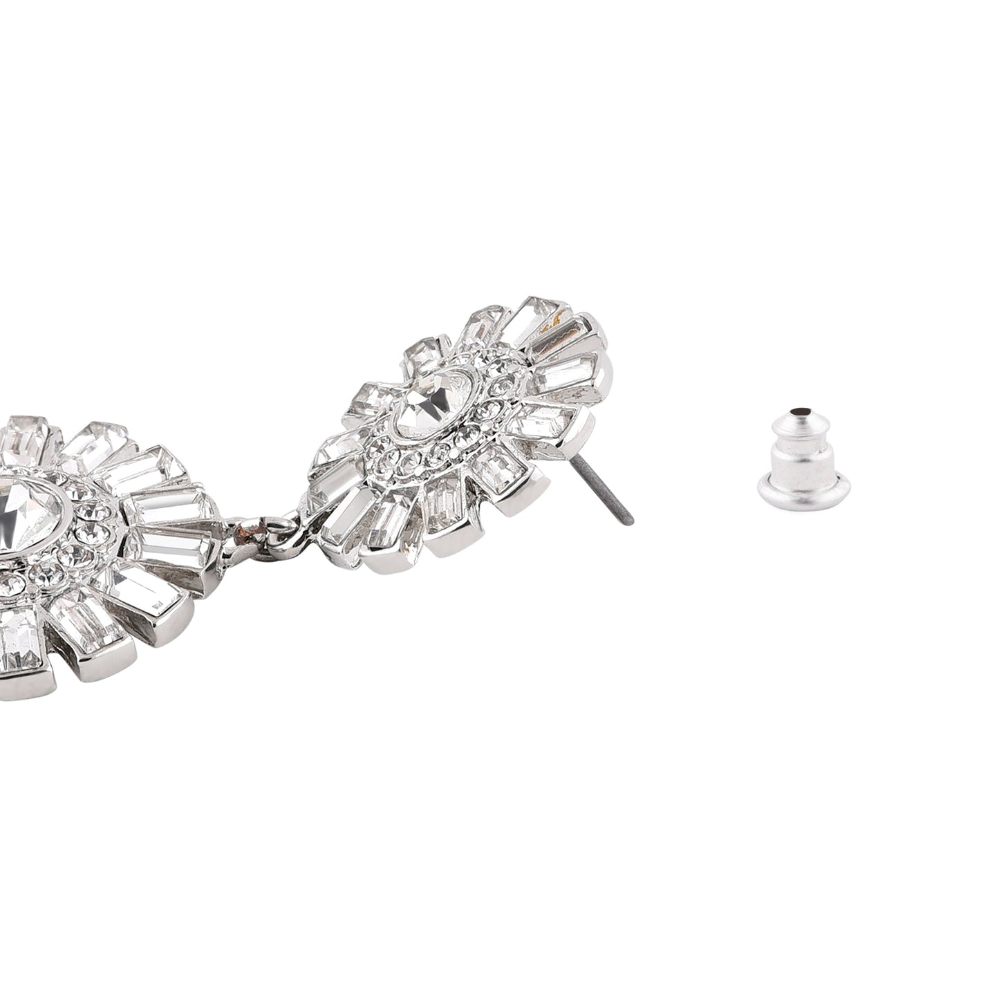 Silver Classic crystal Earrings