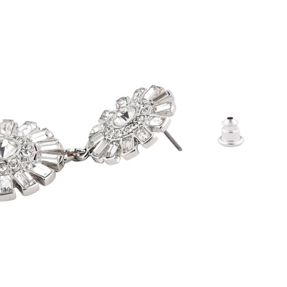Silver Classic crystal Earrings