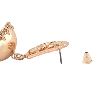 Gold Filligree Jhumka Earring