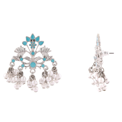 Vintage Floral Drop Earrings