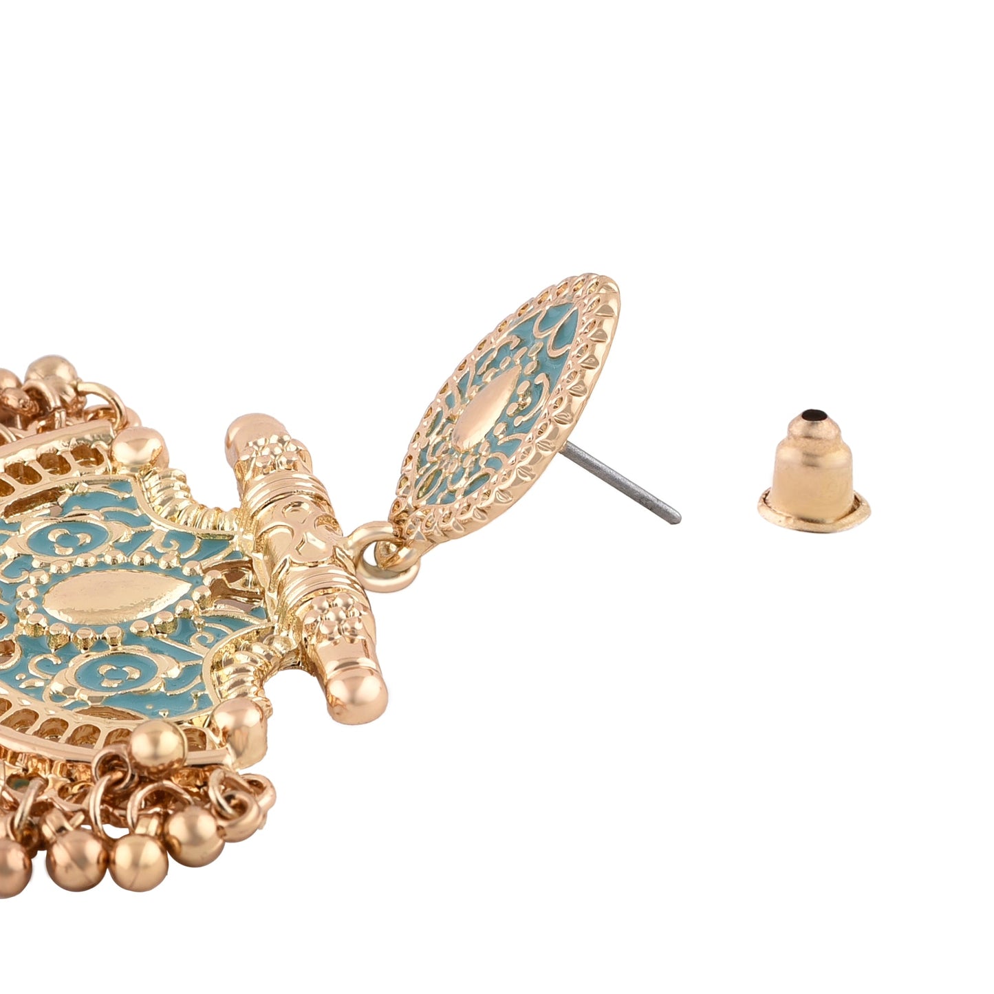 Multi Enamel Rajwada Earrings