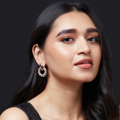 Rose Gold Doornocker Earrings