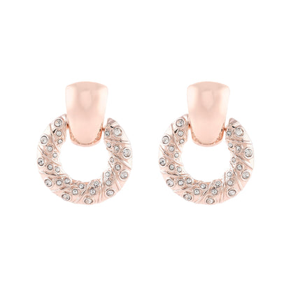 Rose Gold Doornocker Earrings