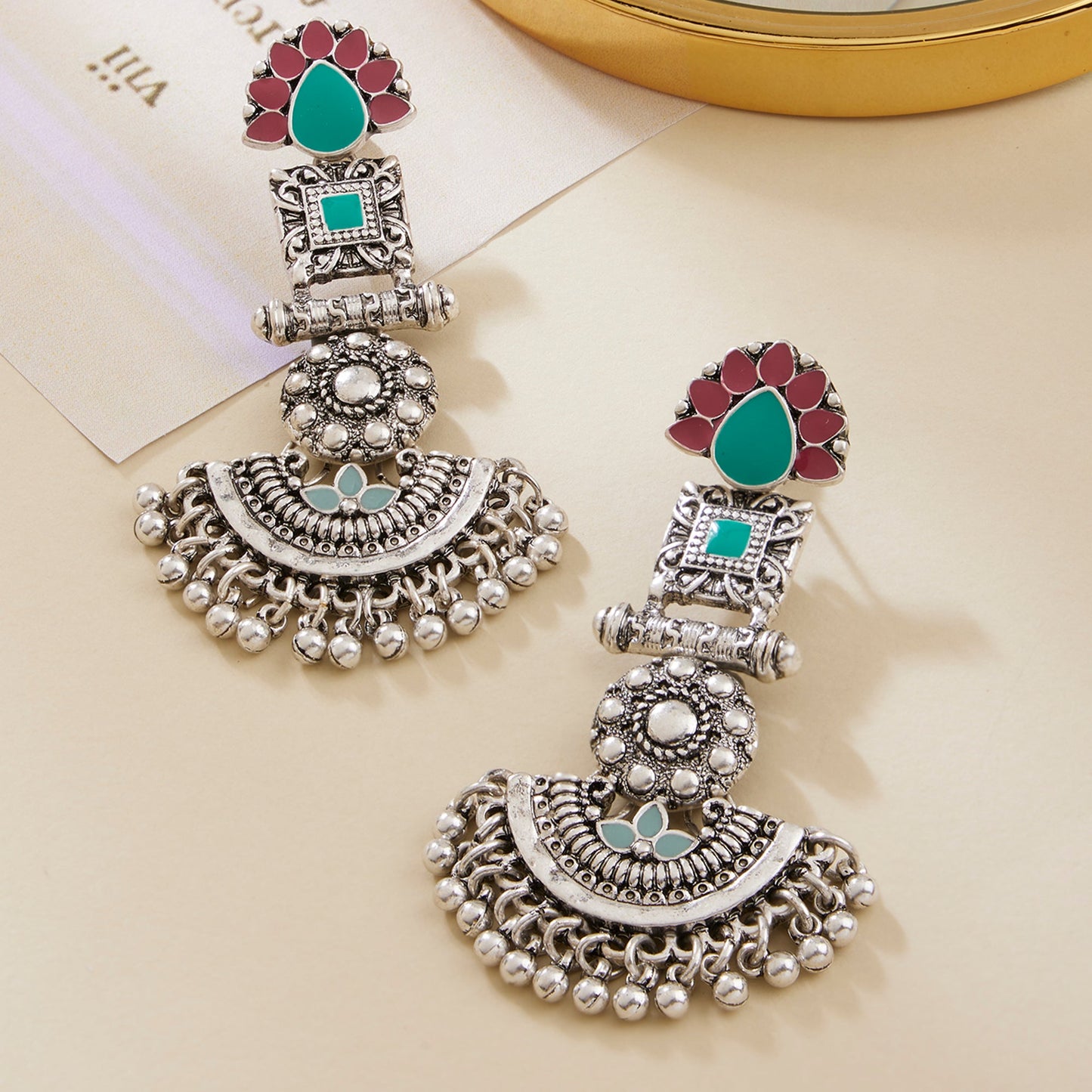 Royal Vintage Long Drop Earrings