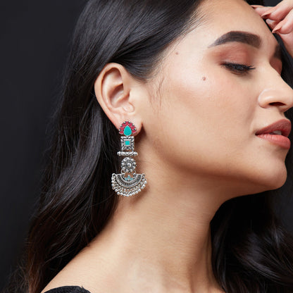 Royal Vintage Long Drop Earrings