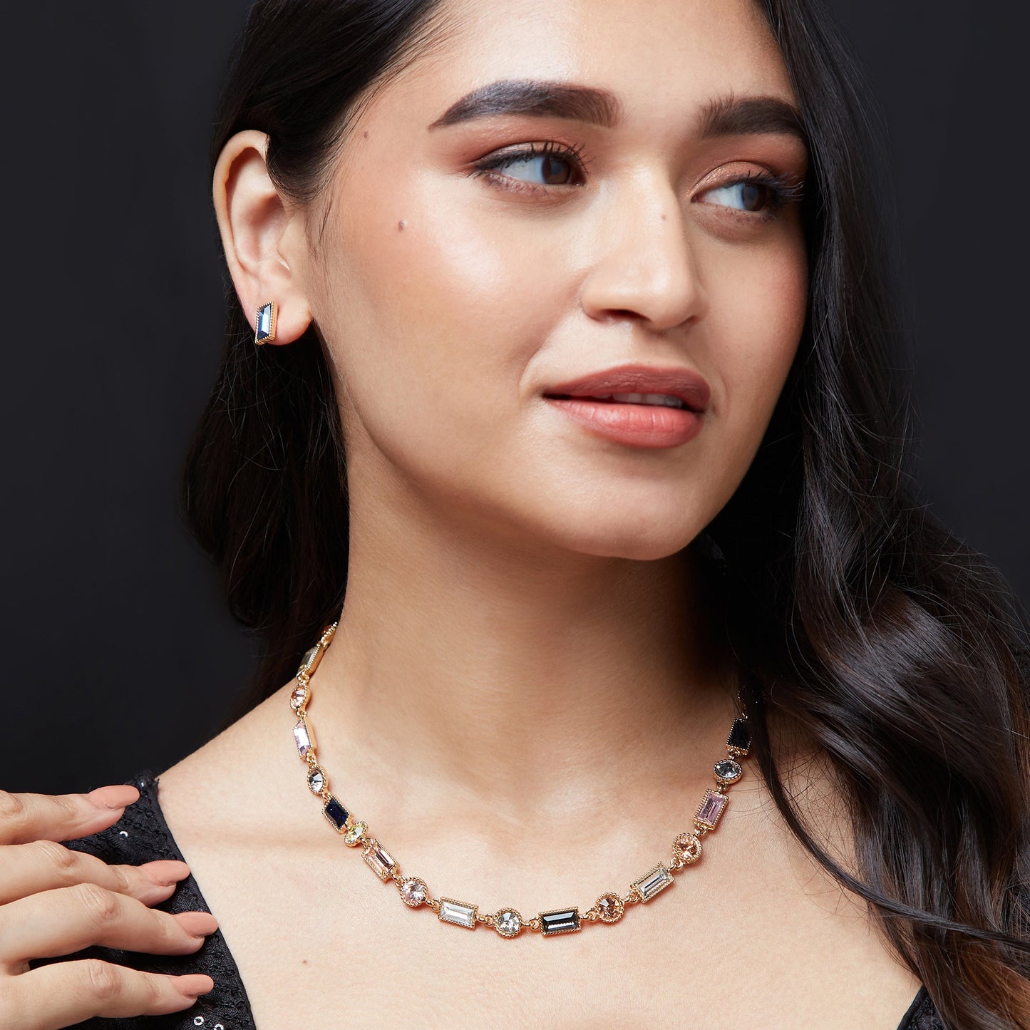 Geometric Multi Jewellery set