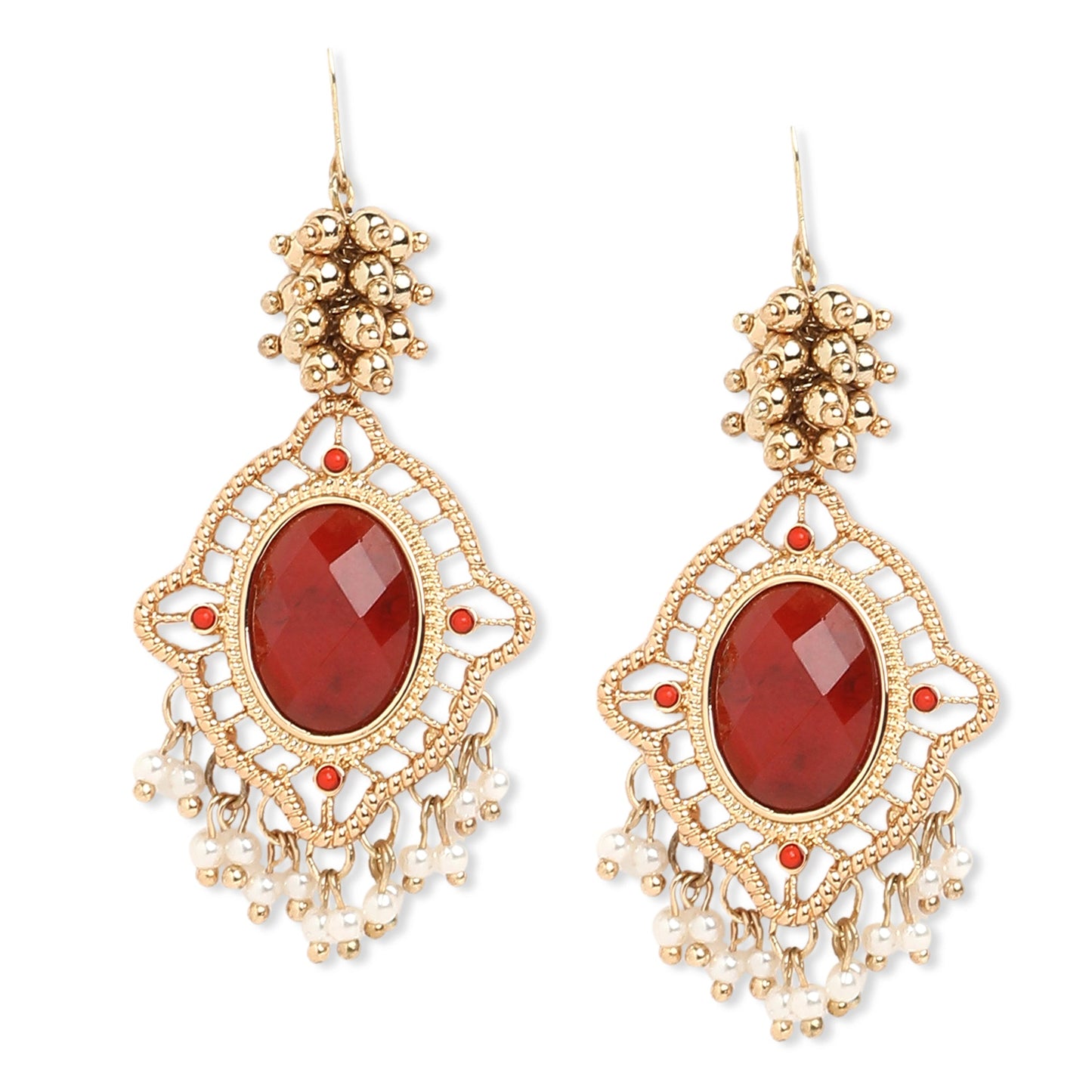 Gold Beads Jewelry Set Set