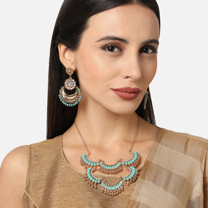 Turq Gold Jewlery Set