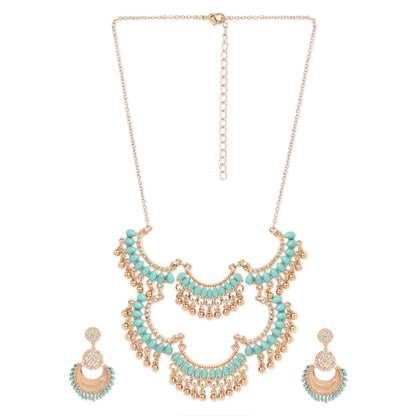 Turq Gold Jewlery Set