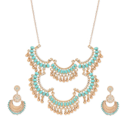 Turq Gold Jewlery Set