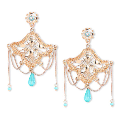 Gold Plated Long Earring