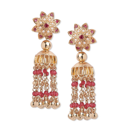 Gold Long Drop Earring